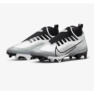 NEW Nike Vapor Edge Pro 360
White Black Pure Platinum Size 8 Football Cleats